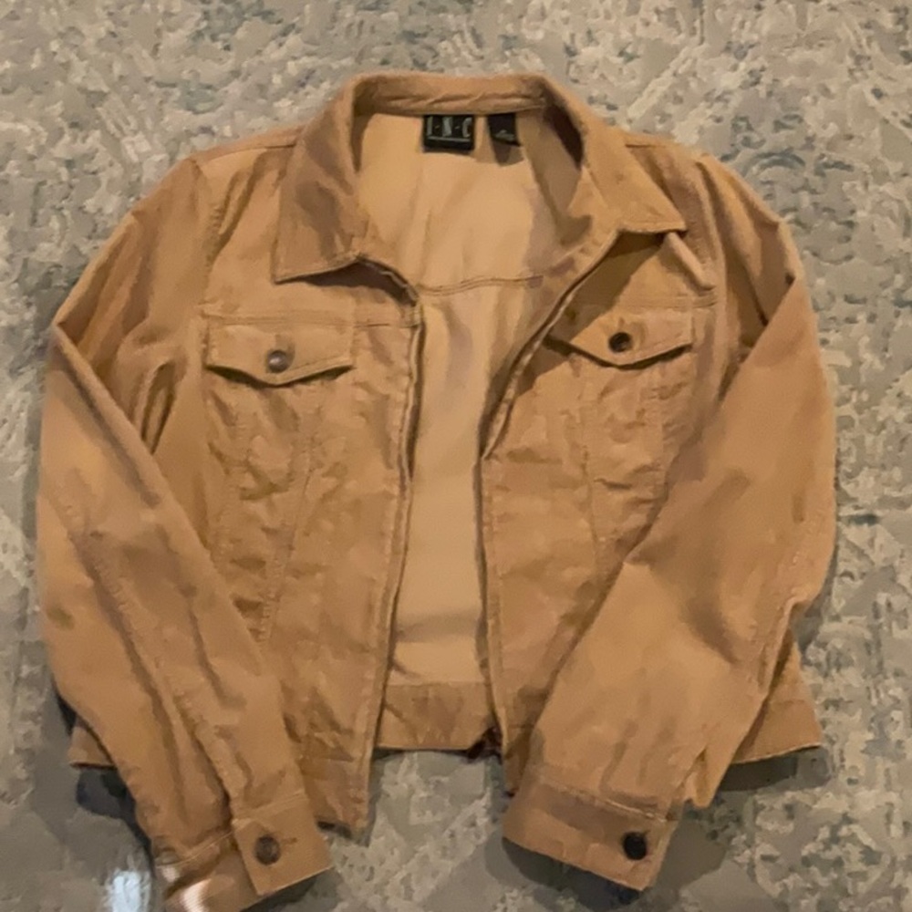 INC Tan Corduroy Jacket